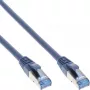 InLine patch-kaabel S/FTP PiMF Cat.6A halogen free 500MHz sinine 5m