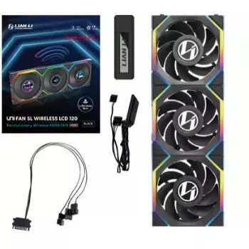 Lian Li UNI FAN SL Wireless LCD 120 Reverse Blade