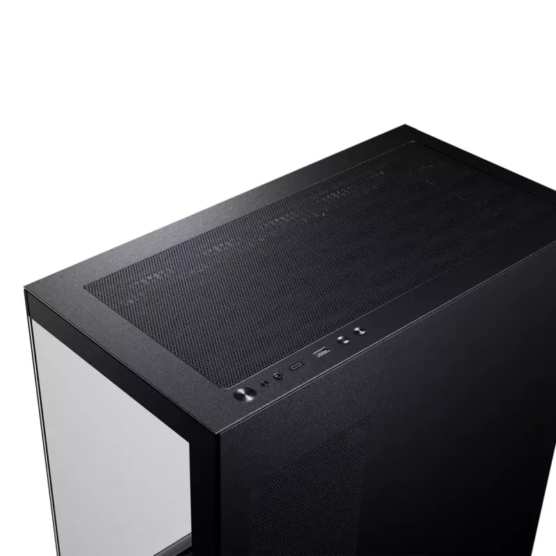 PC korpus Phanteks XT View Tower Must — Midi-Tower, karastatud klaas, RGB, toetab ATX/EATX/Micro-ATX/Mini-ITX, GPU kuni 41,5 cm, CPU jahuti 184 mm