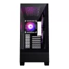 PC korpus Phanteks XT View Tower Must — Midi-Tower, karastatud klaas, RGB, toetab ATX/EATX/Micro-ATX/Mini-ITX, GPU kuni 41,5 cm, CPU jahuti 184 mm