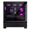 PC korpus Phanteks XT View Tower Must — Midi-Tower, karastatud klaas, RGB, toetab ATX/EATX/Micro-ATX/Mini-ITX, GPU kuni 41,5 cm, CPU jahuti 184 mm