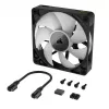 Ventilaator Corsair iCUE LINK RX140 RGB 14 cm Must 300-1700 RPM Magnetlaager