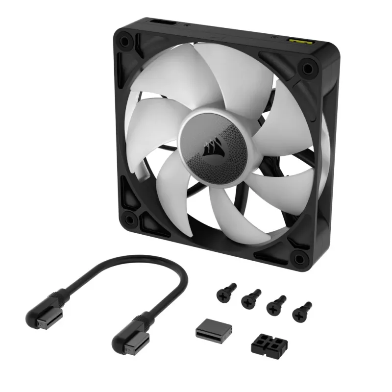 Ventilaator Corsair iCUE LINK RX140 RGB 14 cm Must 300-1700 RPM Magnetlaager