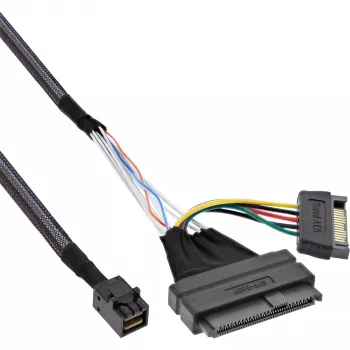 InLine U.2 ühenduskaabel, SSD U.2 (SFF-8639) liidesega SFF-8643 + toide, 0,5 m