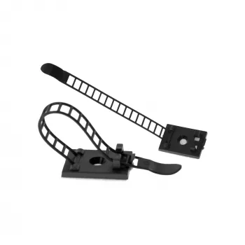 Reguleeritav kaabliklamber InLine 59969F 94mm Must 10tk