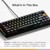 Glorious Gaming GMMK 3 HE 65% Prebuilt Wired Must - US, juhtmega, USB, mehaaniline, QWERTY, RGB LED, Must
