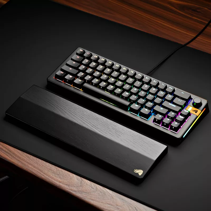 Glorious Gaming GMMK 3 HE 65% Prebuilt Wired Must - US, juhtmega, USB, mehaaniline, QWERTY, RGB LED, Must