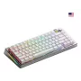 Mehaaniline klaviatuur GLORIOUS GMMK 3 PRO 75% eelmonteeritud juhtmevaba, USB + RF + Bluetooth, QWERTY, hõbedane