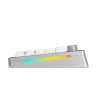 Mehaaniline klaviatuur GLORIOUS GMMK 3 PRO 75% eelmonteeritud juhtmevaba, USB + RF + Bluetooth, QWERTY, hõbedane
