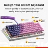 Mehaaniline klaviatuur GLORIOUS GMMK 3 PRO 75% eelmonteeritud juhtmevaba, USB + RF + Bluetooth, QWERTY, hõbedane