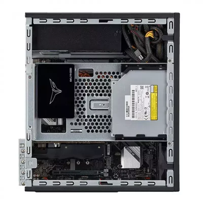 SilverStone MILO 11 SST-ML11B õhuke Micro-ATX lauaarvuti korpus