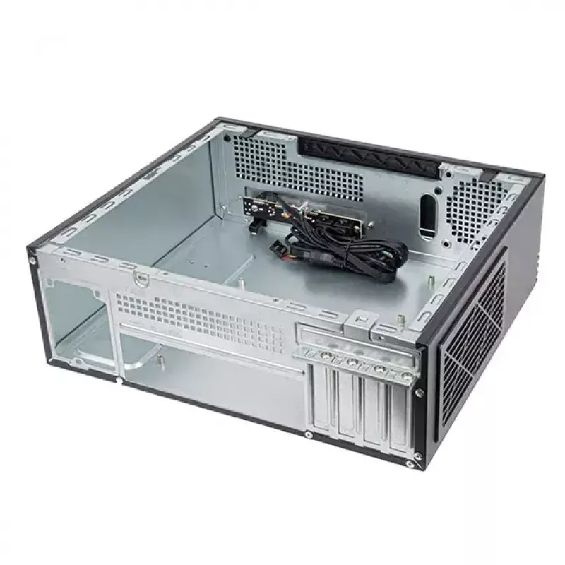 SilverStone MILO 11 SST-ML11B õhuke Micro-ATX lauaarvuti korpus