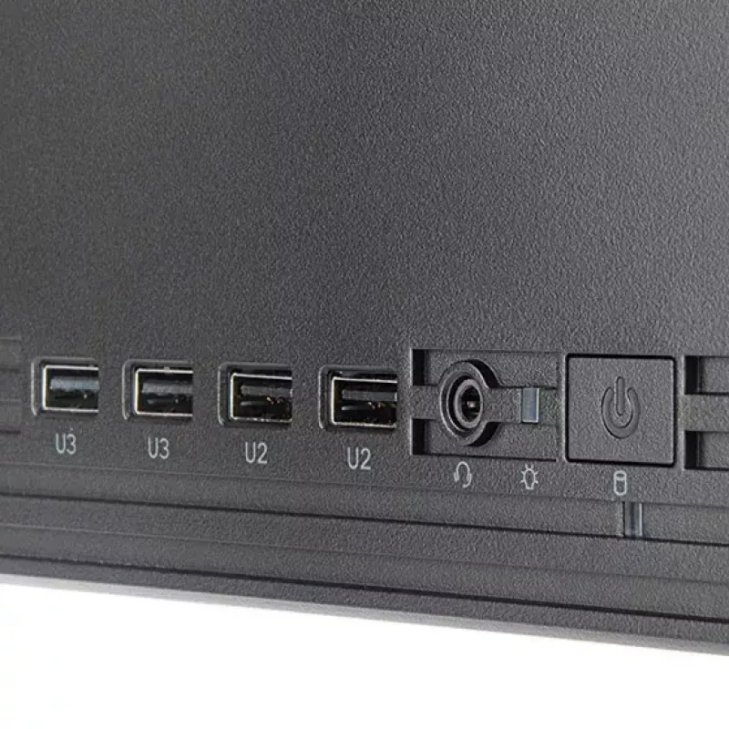 SilverStone MILO 11 SST-ML11B õhuke Micro-ATX lauaarvuti korpus