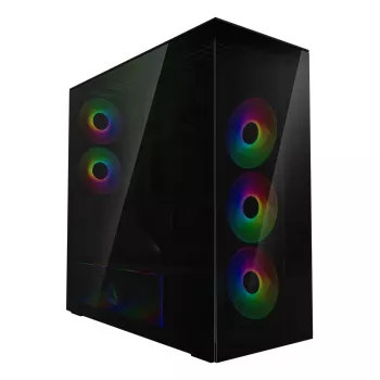 ARCTIC Xtender VG (Must) Premium E-ATX korpus vertikaalse GPU paigaldusega