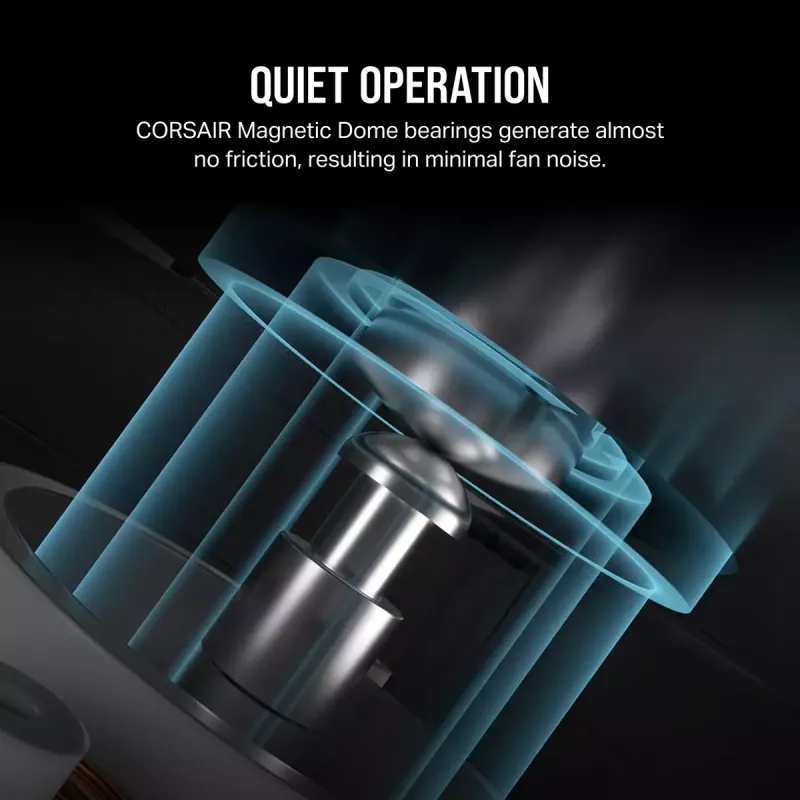 Corsair RS140 MAX korpuse ventilaator 14 cm Must 2 tk