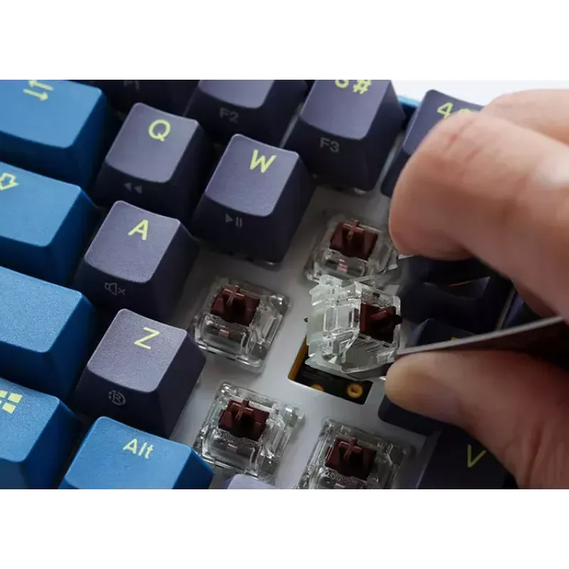 Ducky One 3 TKL DayBreak klaviatuur mängimiseks USB QWERTY mehaaniline RGB