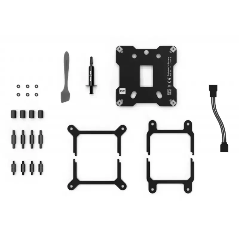 Water block Alphacool Core 1 LT Aurora Acrylic Copper Nickel Must Transparent