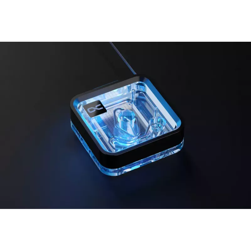 Water block Alphacool Core 1 LT Aurora Acrylic Copper Nickel Must Transparent