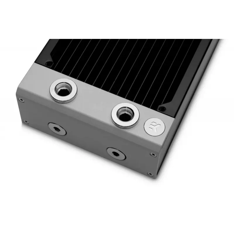 Radiator EK Water Blocks messing vask roostevaba teras must 130x300x44mm