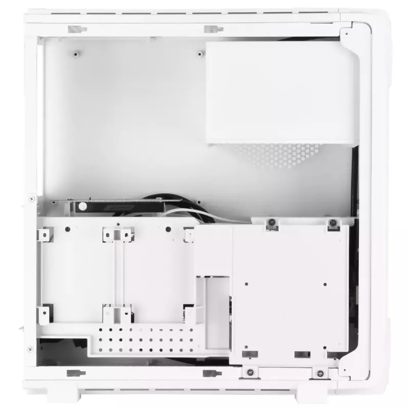 Silverstone RVZ03-ARGB lauaarvuti korpus, valge