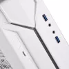 Silverstone RVZ03-ARGB lauaarvuti korpus, valge