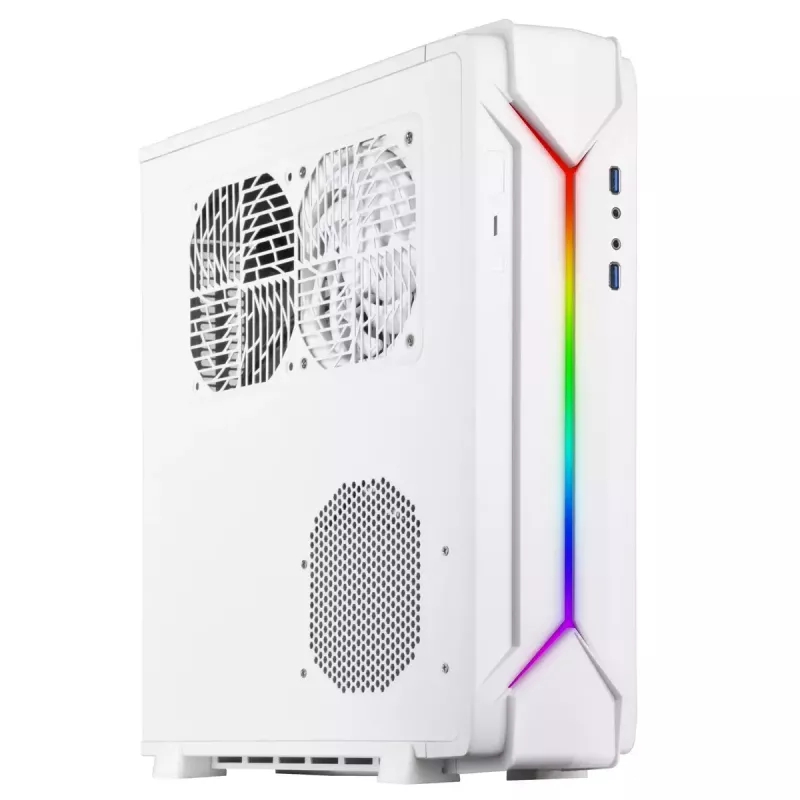 Silverstone RVZ03-ARGB lauaarvuti korpus, valge