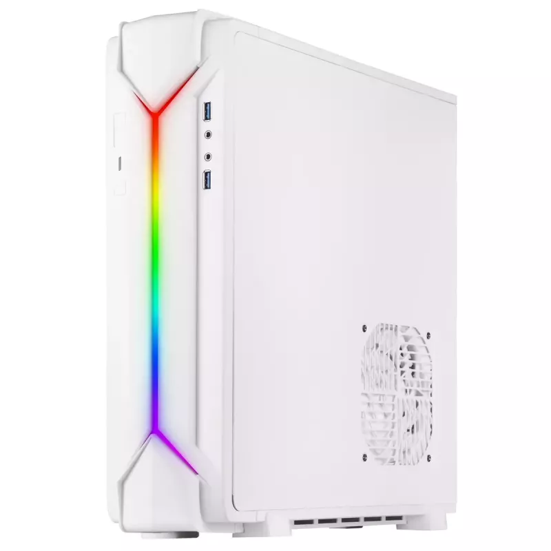 Silverstone RVZ03-ARGB lauaarvuti korpus, valge