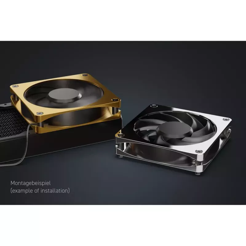 Fan Alphacool Apex Stealth Metall 12 cm Must 400-2000 p/min 20-29,9 dB