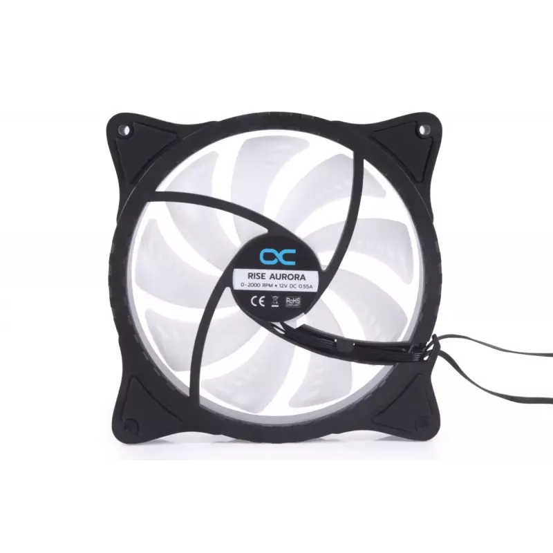 Ventilaator Alphacool Rise Aurora 14 cm Must 2000 RPM 154.1 m³/h