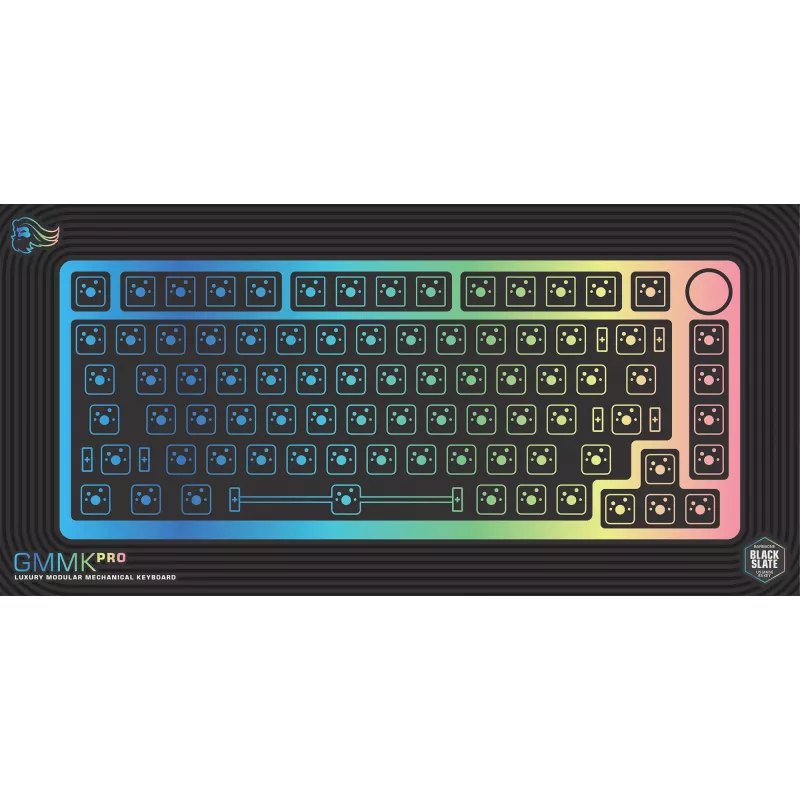 Glorious Gaming GMMK Pro klaviatuur ilma lülitite ja klahvikateteta
