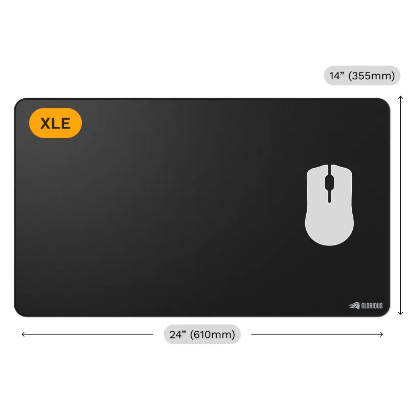 Hiirematt Glorious Gaming Glorious hiir Pad 2 XL Extended Stitched Must