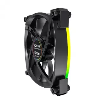 Ventilaatorimoodul Montech AX120 PWM 120 mm 12 V must 3-kontaktiline 4-kontaktiline