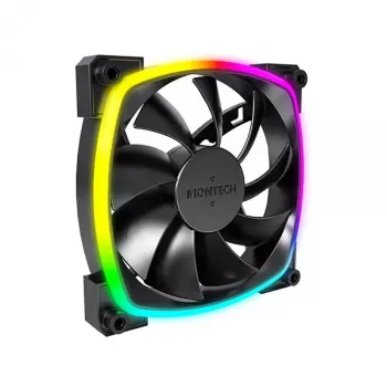 Ventilaatorimoodul Montech AX120 PWM 120 mm 12 V must 3-kontaktiline 4-kontaktiline