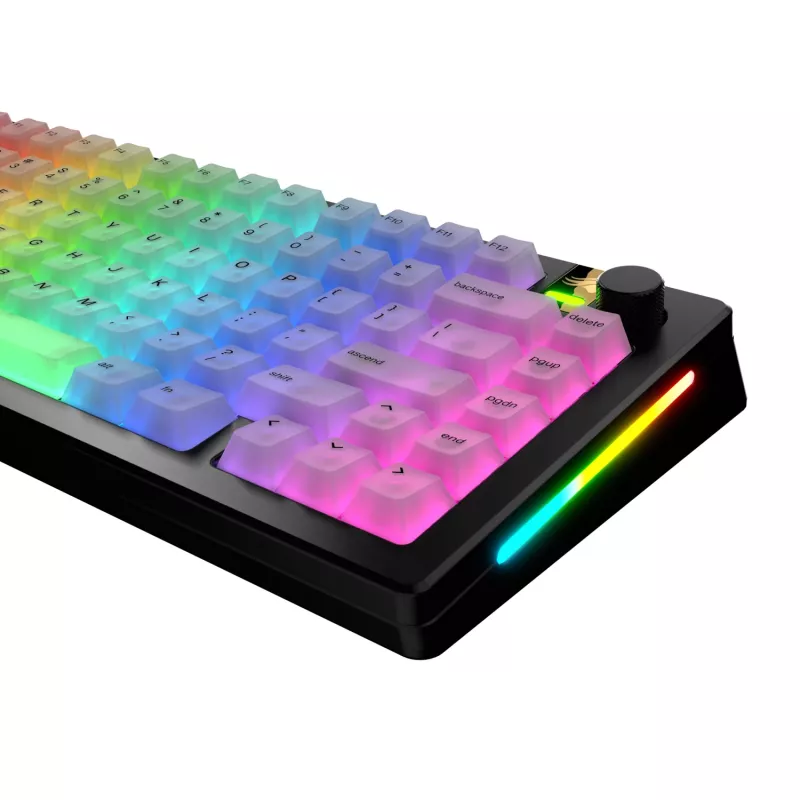 Keycaps GLORIOUS Polychroma V2 RGB US layout — vahetuskomplekt mehaanilistele klaviatuuridele