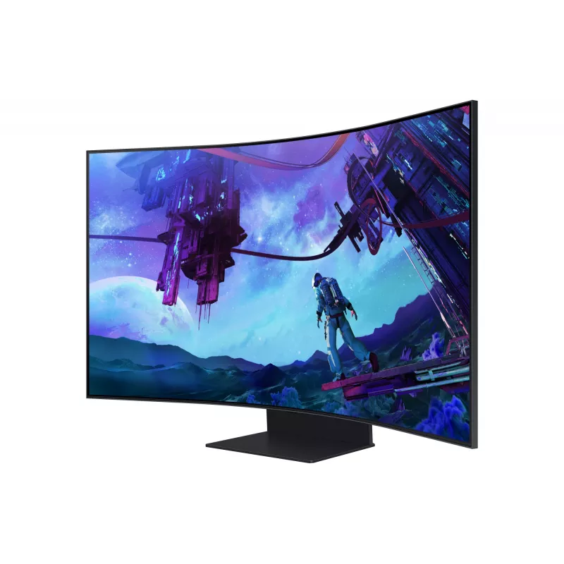 Samsung G97NC arvutimonitor 139,7 cm (55 tolli) 3840 x 2160 pikslit 4K Ultra HD LED must