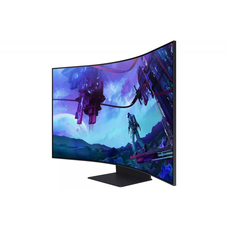Samsung G97NC arvutimonitor 139,7 cm (55 tolli) 3840 x 2160 pikslit 4K Ultra HD LED must