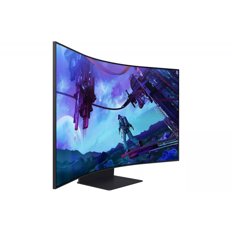 Samsung G97NC arvutimonitor 139,7 cm (55 tolli) 3840 x 2160 pikslit 4K Ultra HD LED must