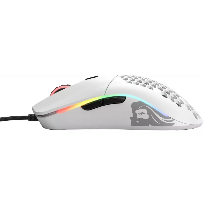 Glorious Gaming Glorious Model O- Hiir Regular (Valge), Paremakäeline, Optiline, USB Type-A, 3200 DPI, Valge