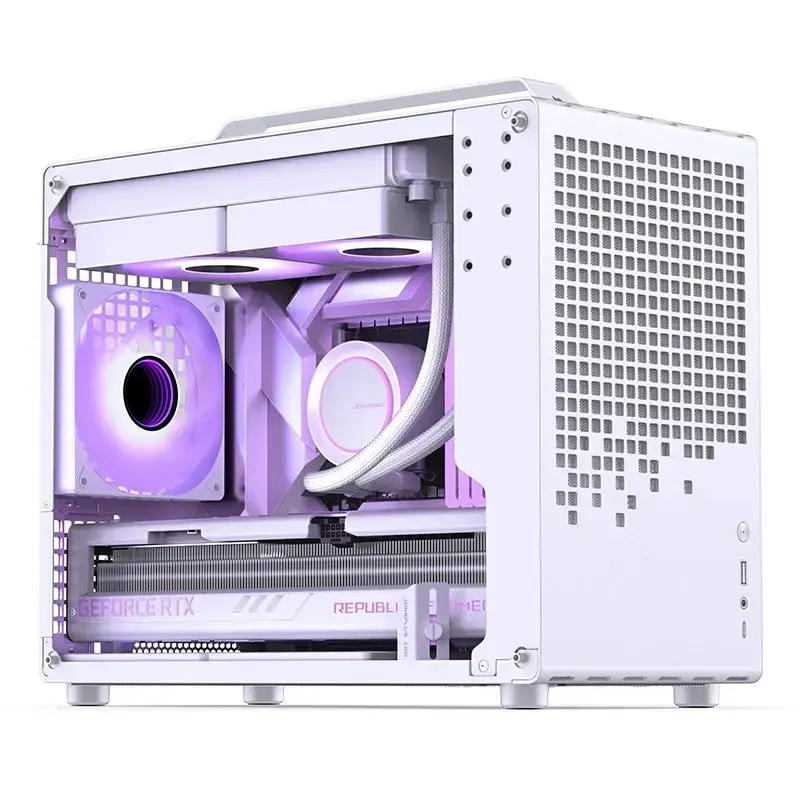 Arvutikorpus Jonsbo Jonsplus Z20 Mesh Mini Tower Micro-ATX valge