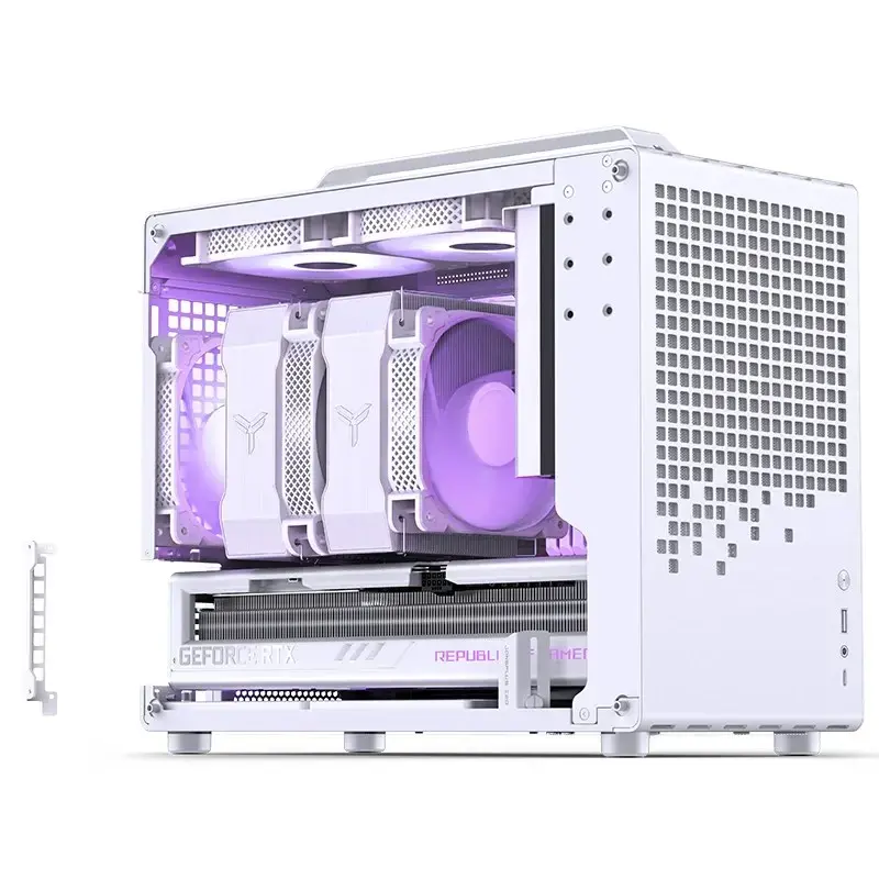 Arvutikorpus Jonsbo Jonsplus Z20 Mesh Mini Tower Micro-ATX valge