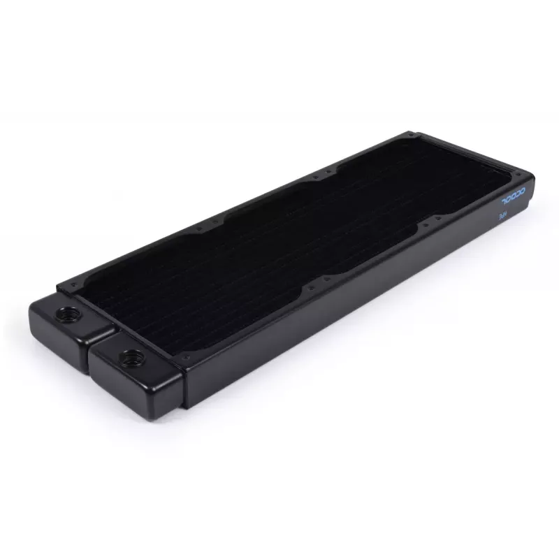 Radiaator Alphacool 14377 messing vasest terasest must 124 mm laius