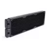 Radiaator Alphacool 14377 messing vasest terasest must 124 mm laius