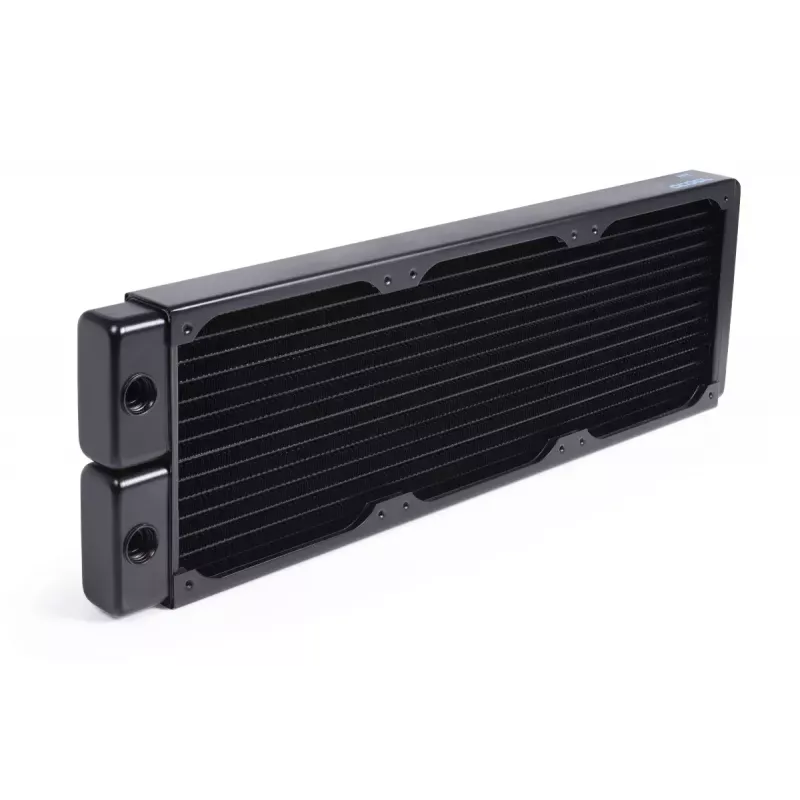 Radiaator Alphacool 14377 messing vasest terasest must 124 mm laius