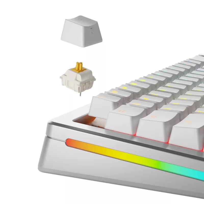 Mechanical klaviatuur Switches GLORIOUS Glorious Panda Tactile – 36 tk, polükarbonaat, poolläbipaistev kollane
