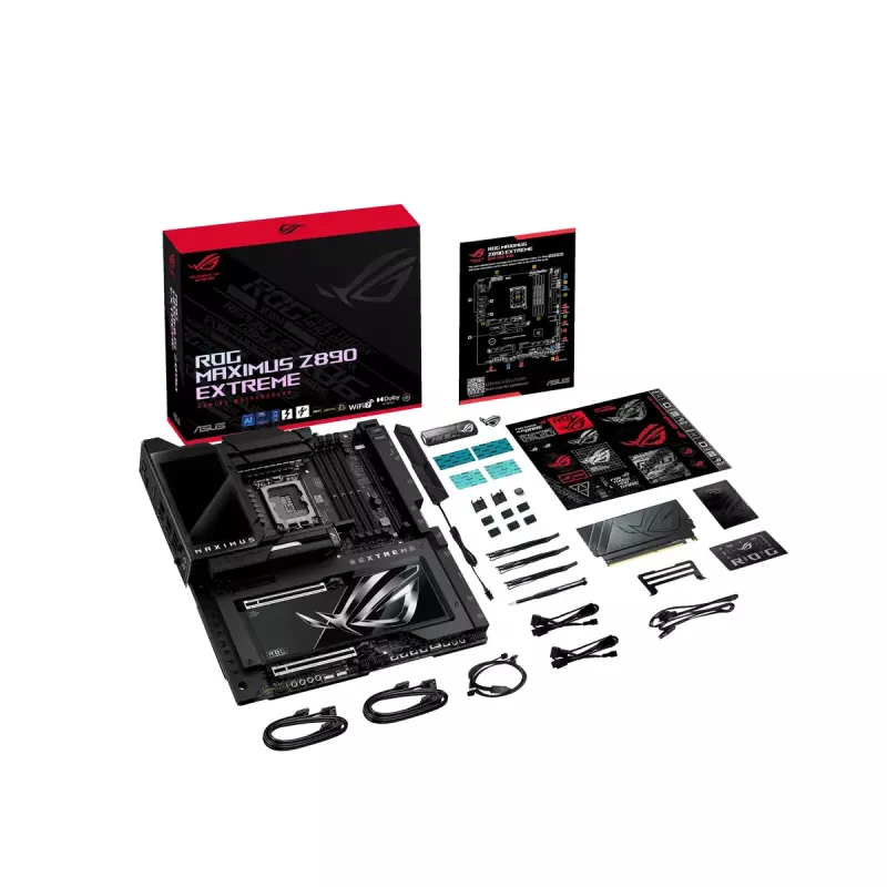 Emaplaat ASUS ROG MAXIMUS Z890 EXTREME — Intel Z890, LGA 1851, Extended ATX, DDR5, 4 DIMM, Wi‑Fi 7, 10Gb Ethernet