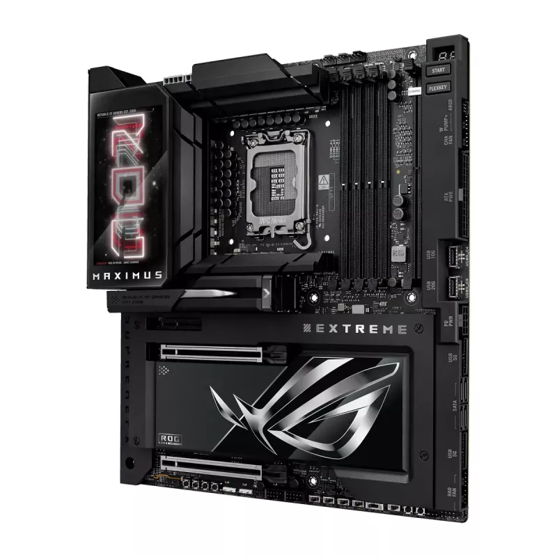 Emaplaat ASUS ROG MAXIMUS Z890 EXTREME — Intel Z890, LGA 1851, Extended ATX, DDR5, 4 DIMM, Wi‑Fi 7, 10Gb Ethernet