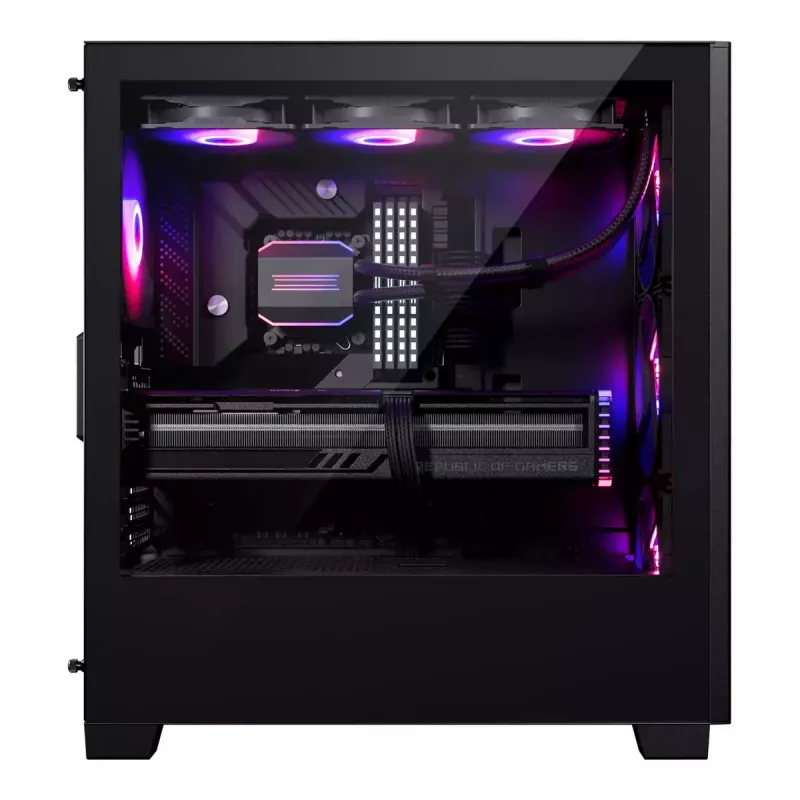 PC korpus PHANTEKS XT Pro Ultra Midi Tower Must — ATX/EATX, karastatud klaas, 2x3,5 tolli + 5x2,5 tolli, USB-C