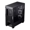 PC korpus PHANTEKS XT Pro Ultra Midi Tower Must — ATX/EATX, karastatud klaas, 2x3,5 tolli + 5x2,5 tolli, USB-C