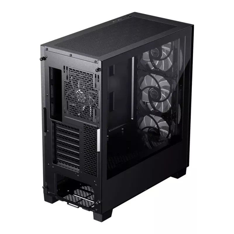 PC korpus PHANTEKS XT Pro Ultra Midi Tower Must — ATX/EATX, karastatud klaas, 2x3,5 tolli + 5x2,5 tolli, USB-C