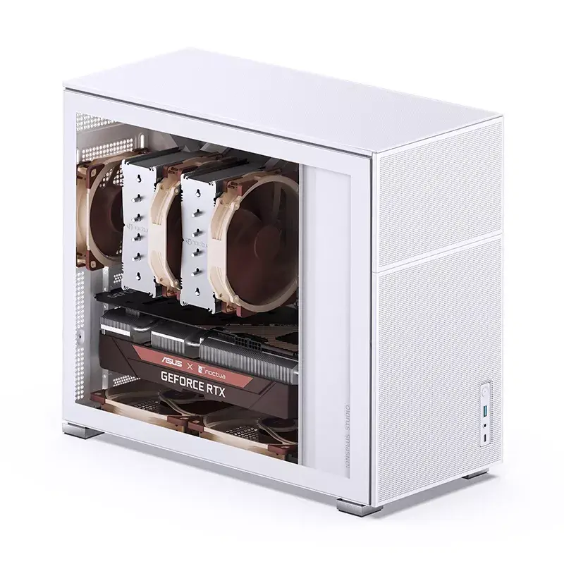 PC Case Jonsbo D41 MESH Midi Tower Valge